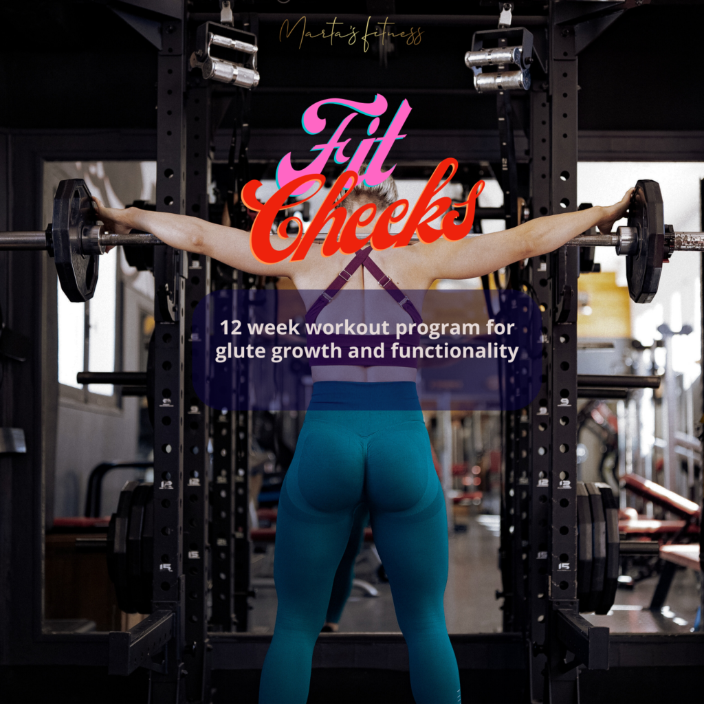 Fitcheeks program - Marta's fitness